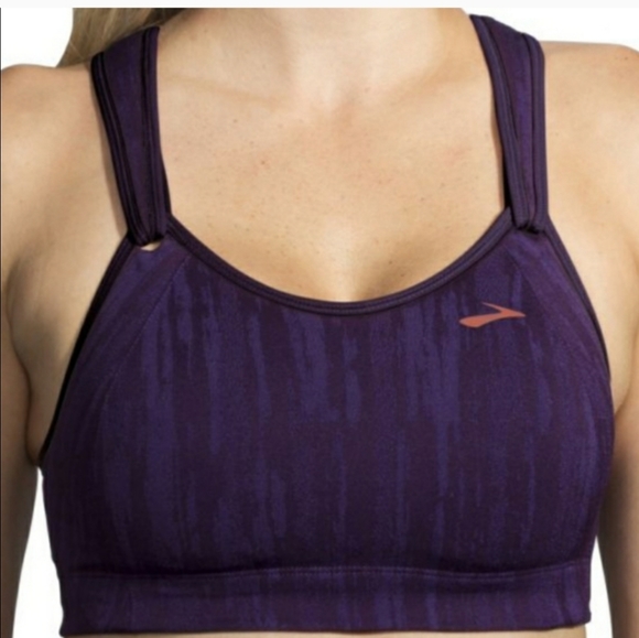 Brooks Intimates & Sleepwear Brooks Juno Purple Sports Bra With